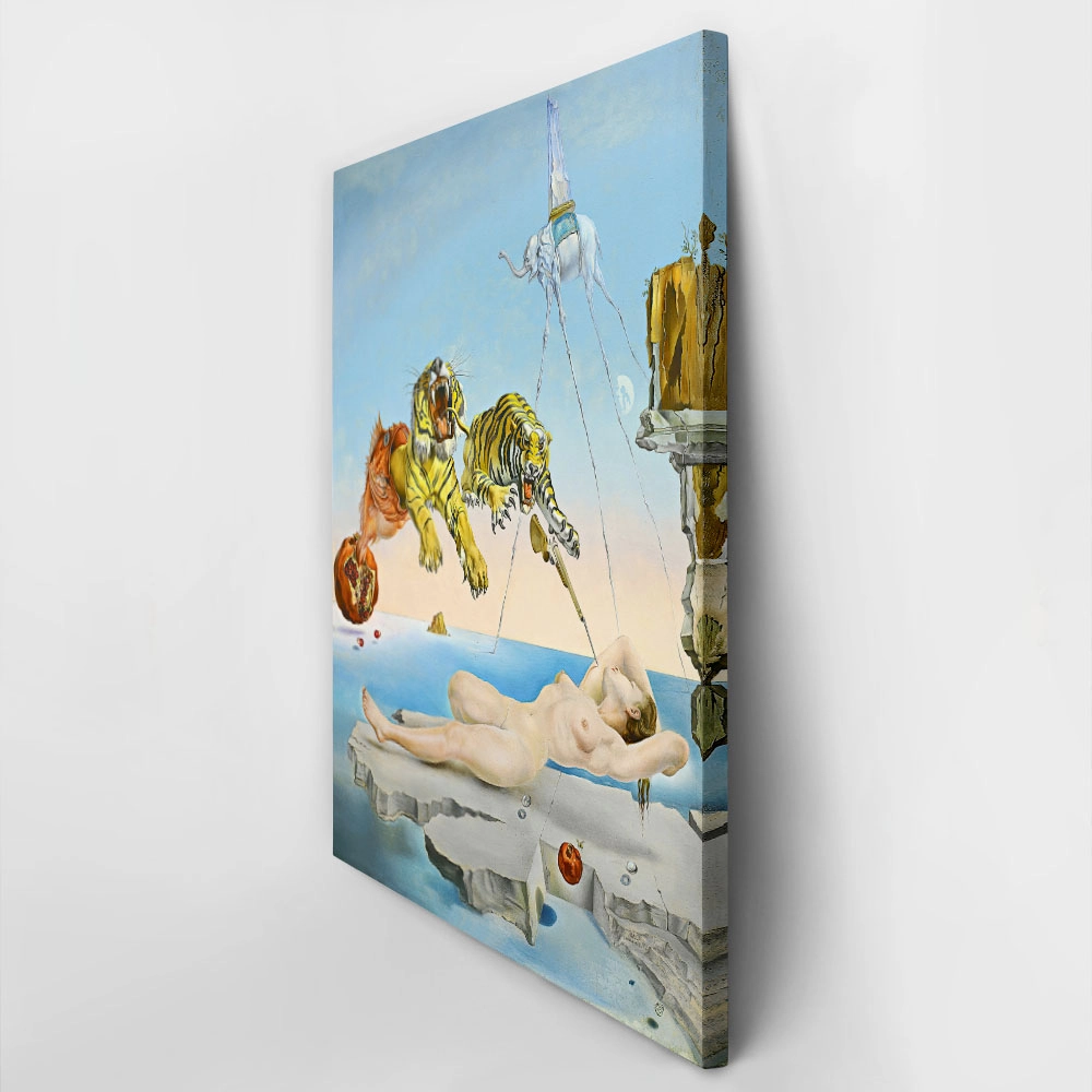 Πινακας σε καμβά DALI - DREAM CAUSE BY THE FIGHT OF A BEE