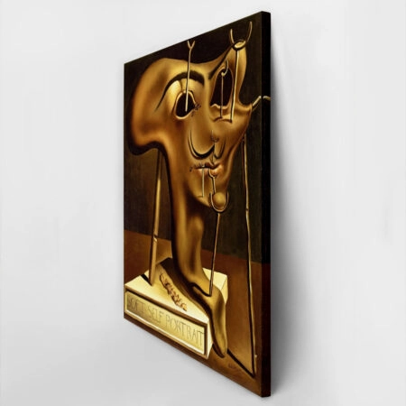 Πινακας σε καμβά DALI - SELF PORTRAIT WITH FRIED BACON - Salvador Dali Sticky 2