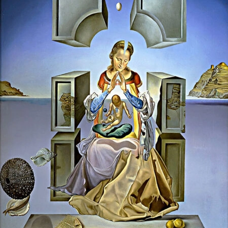 Πινακας σε καμβά DALI - THE MADONNA OF PORT LLIGAT - Salvador Dali Sticky 5