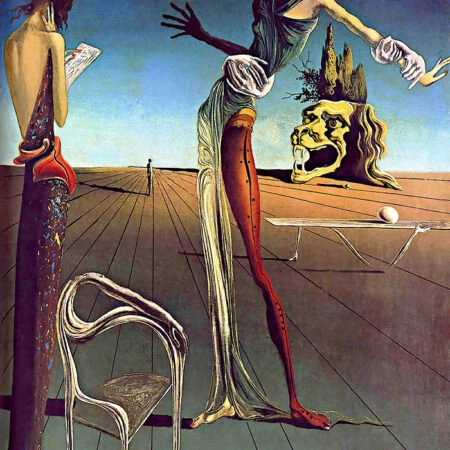 Πινακας σε καμβά DALI - WOMAN WITH A HEAD OF ROSES - Salvador Dali Sticky 5