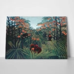 Πινακας σε καμβά HENRI ROUSSEAU - APES IN THE ORANGE GROVE