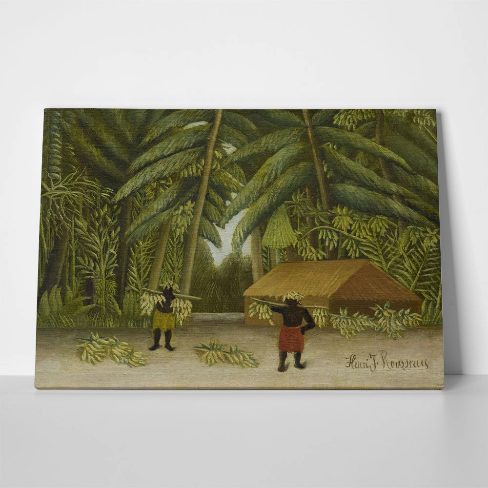 Πινακας σε καμβά HENRI ROUSSEAU - BANANA HARVEST