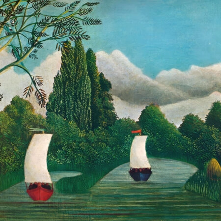 Πινακας σε καμβά HENRI ROUSSEAU - BANKS OF THE OISE - Henri Rousseau Sticky 5
