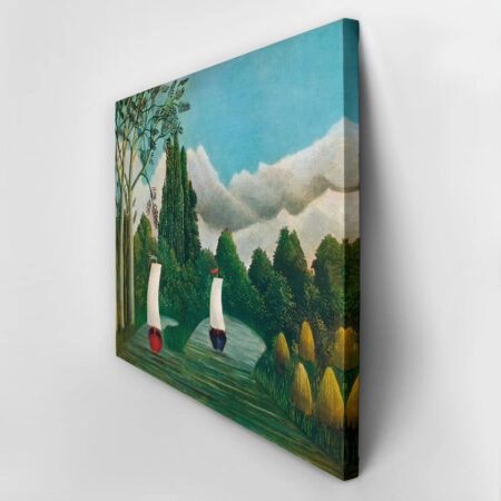 Πινακας σε καμβά HENRI ROUSSEAU - BANKS OF THE OISE - Henri Rousseau Sticky 2