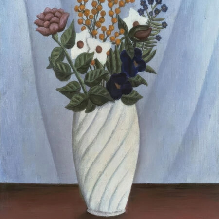 Πινακας σε καμβά HENRI ROUSSEAU - BOUQUET OF FLOWERS 1909 - Henri Rousseau Sticky 5