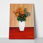 Πινακας σε καμβά HENRI ROUSSEAU - BOUQUET OF FLOWERS 1910