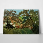 Πινακας σε καμβά HENRI ROUSSEAU - EXOTIC LANDSCAPE