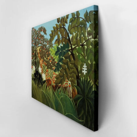 Πινακας σε καμβά HENRI ROUSSEAU - EXOTIC LANDSCAPE - Henri Rousseau Sticky 2