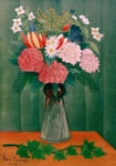 Πινακας σε καμβά HENRI ROUSSEAU - FLOWERS IN A VASE