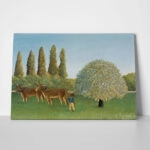 Πινακας σε καμβά HENRI ROUSSEAU - MEADOWLAND