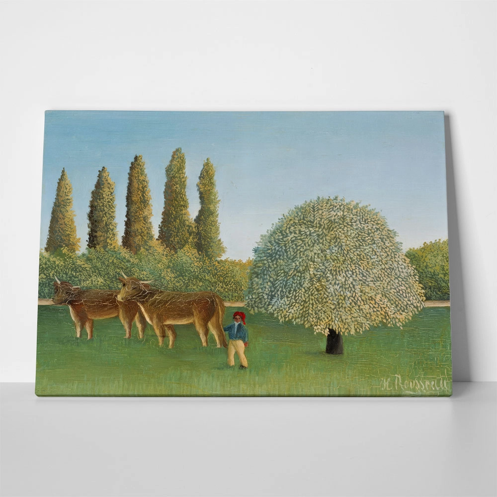 Πινακας σε καμβά HENRI ROUSSEAU - MEADOWLAND