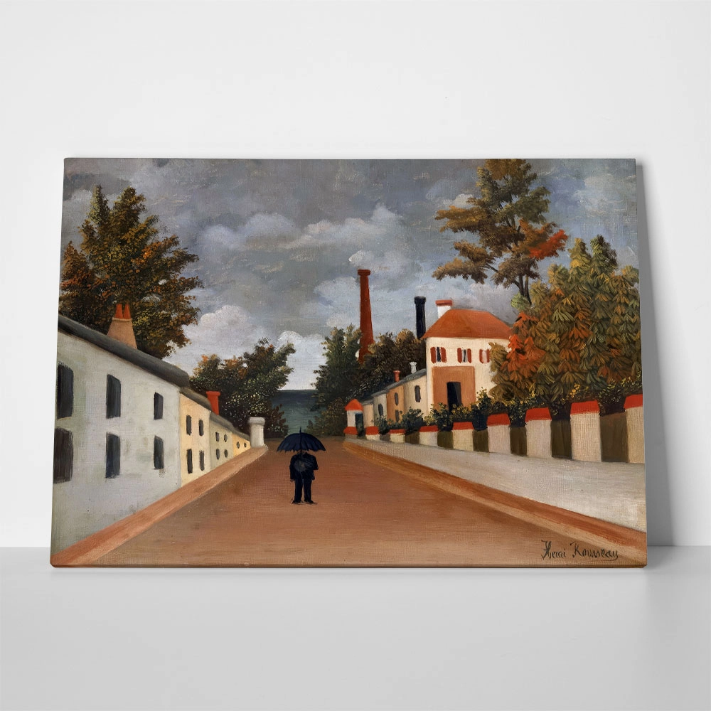 Πινακας σε καμβά HENRI ROUSSEAU - OUTSKIRTS OF PARIS
