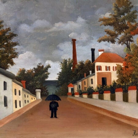 Πινακας σε καμβά HENRI ROUSSEAU - OUTSKIRTS OF PARIS - Henri Rousseau Sticky 5