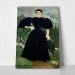 Πινακας σε καμβά HENRI ROUSSEAU - PORTRAIT OF A WOMAN