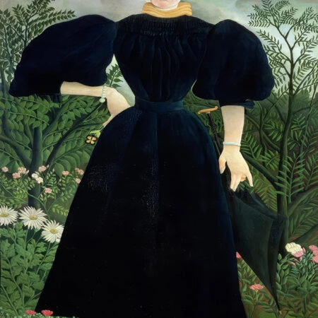 Πινακας σε καμβά HENRI ROUSSEAU - PORTRAIT OF A WOMAN - Henri Rousseau Sticky 5