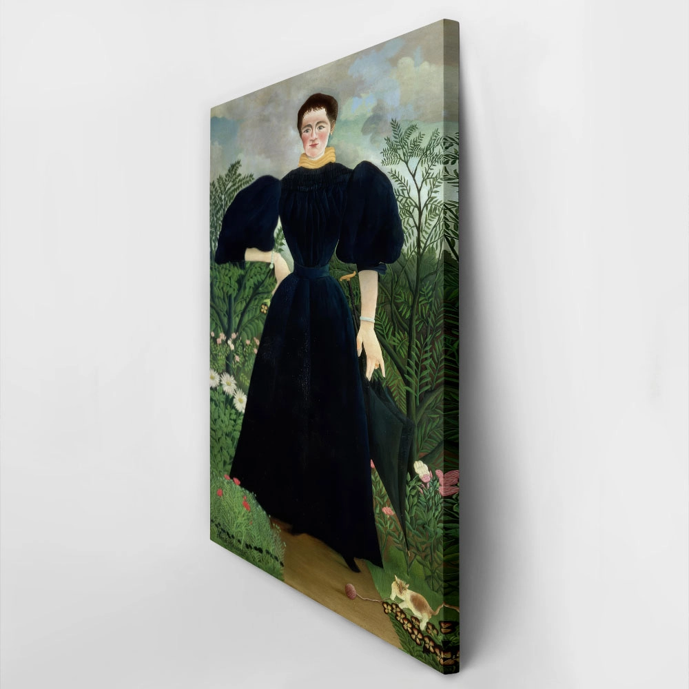 Πινακας σε καμβά HENRI ROUSSEAU - PORTRAIT OF A WOMAN