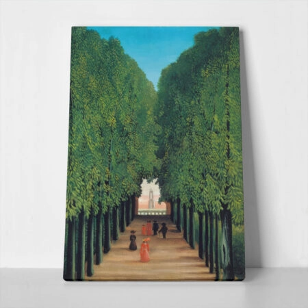 Πινακας σε καμβά HENRI ROUSSEAU - THE AVENUE IN THE PARK AT SAINT CLOUD