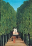 Πινακας σε καμβά HENRI ROUSSEAU - THE AVENUE IN THE PARK AT SAINT CLOUD