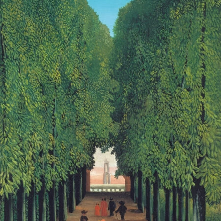Πινακας σε καμβά HENRI ROUSSEAU - THE AVENUE IN THE PARK AT SAINT CLOUD - Henri Rousseau Sticky 5
