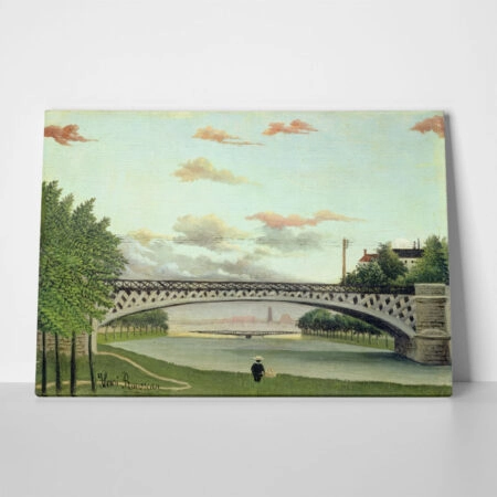 Πινακας σε καμβά HENRI ROUSSEAU - THE BRIDGE AT CHARENTON