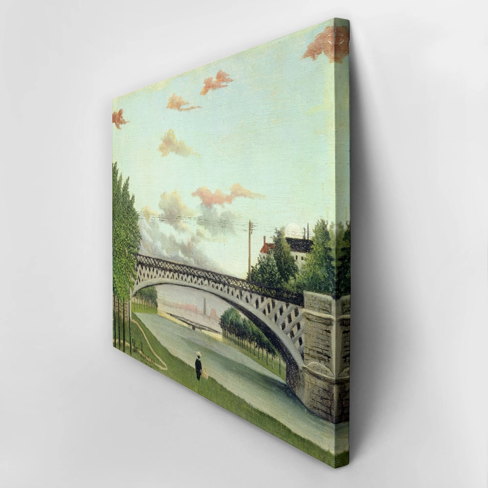 Πινακας σε καμβά HENRI ROUSSEAU - THE BRIDGE AT CHARENTON