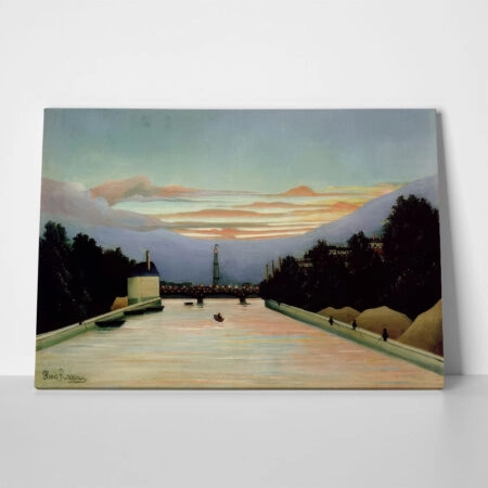 Πινακας σε καμβά HENRI ROUSSEAU - THE EIFFEL TOWER