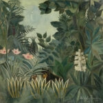 Πίνακας σε καμβά HENRI ROUSSEAU - THE EQUATORIAL JUNGLE