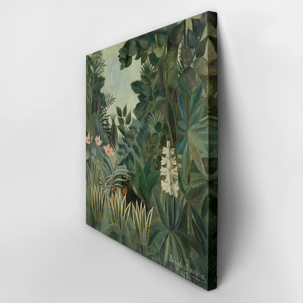 Πίνακας σε καμβά HENRI ROUSSEAU - THE EQUATORIAL JUNGLE