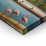 Πινακας σε καμβά HENRI ROUSSEAU - THE FLAMINGOS