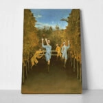 Πινακας σε καμβά HENRI ROUSSEAU - THE FOOTBALL PLAYERS