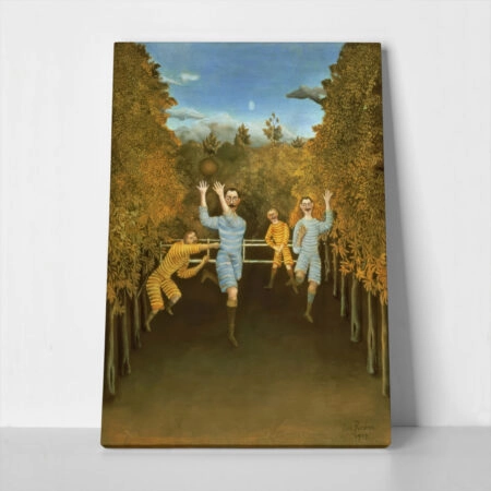 Πινακας σε καμβά HENRI ROUSSEAU - THE FOOTBALL PLAYERS