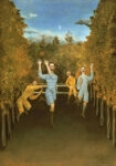 Πινακας σε καμβά HENRI ROUSSEAU - THE FOOTBALL PLAYERS