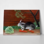 Πινακας σε καμβά HENRI ROUSSEAU - THE RABBIT'S MEAL