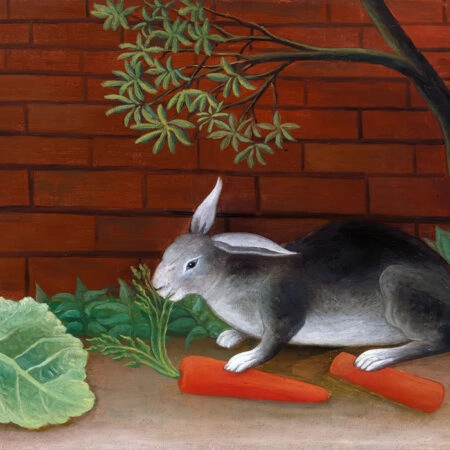 Πινακας σε καμβά HENRI ROUSSEAU - THE RABBIT'S MEAL - Henri Rousseau Sticky 5