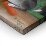 Πινακας σε καμβά HENRI ROUSSEAU - THE RABBIT'S MEAL