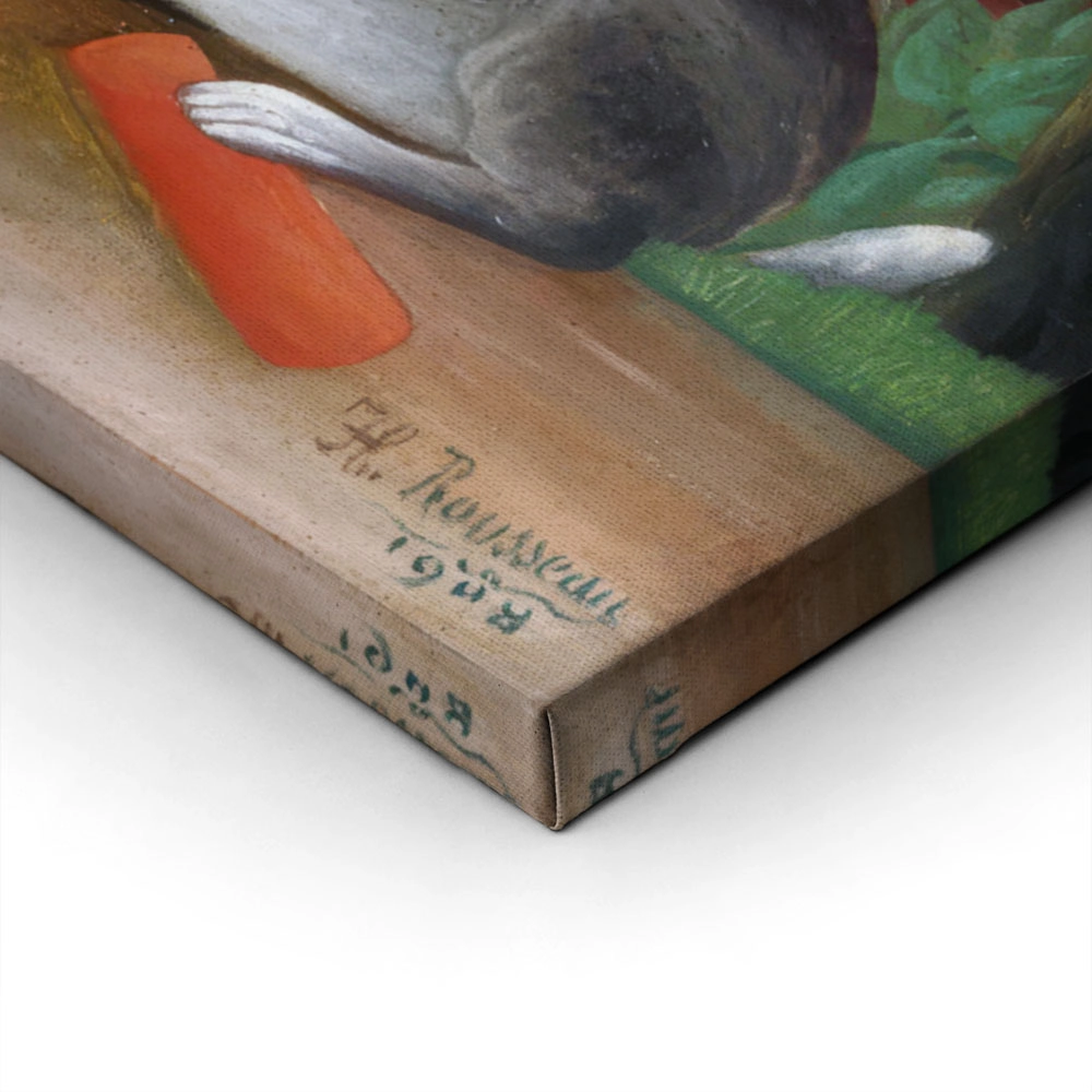 Πινακας σε καμβά HENRI ROUSSEAU - THE RABBIT'S MEAL