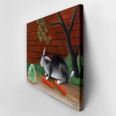 Πινακας σε καμβά HENRI ROUSSEAU - THE RABBIT'S MEAL - Henri Rousseau Sticky 2