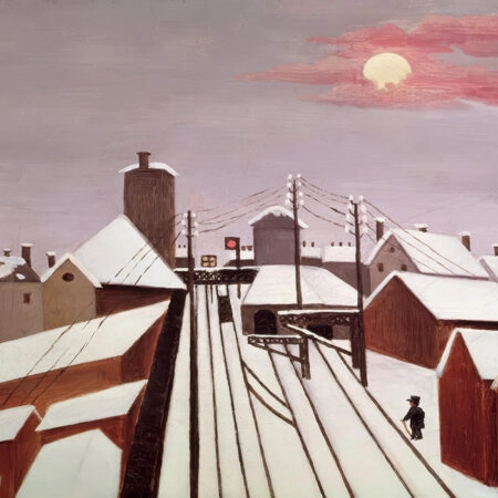 Πινακας σε καμβά HENRI ROUSSEAU - THE RAILWAY - Henri Rousseau Sticky 5