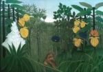 Πινακας σε καμβά HENRI ROUSSEAU - THE REPAST OF THE LION