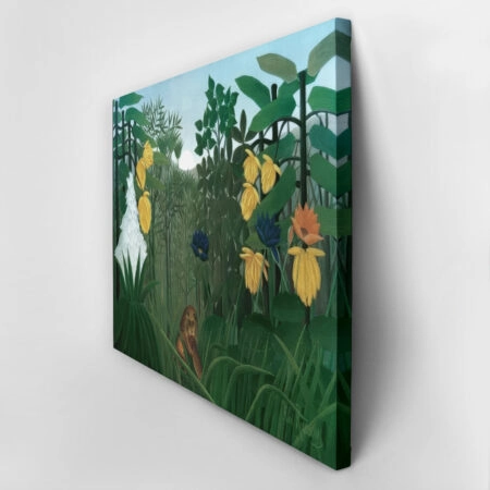 Πινακας σε καμβά HENRI ROUSSEAU - THE REPAST OF THE LION - Henri Rousseau Sticky 2
