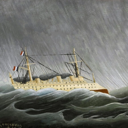 Πινακας σε καμβά HENRI ROUSSEAU - THE SHIP IN THE TEMPEST - Henri Rousseau Sticky 5