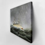 Πινακας σε καμβά HENRI ROUSSEAU - THE SHIP IN THE TEMPEST