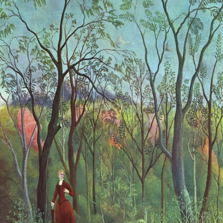 Πινακας σε καμβά HENRI ROUSSEAU - THE WALK IN THE FOREST - Henri Rousseau Sticky 5