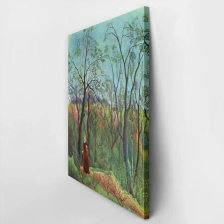 Πινακας σε καμβά HENRI ROUSSEAU - THE WALK IN THE FOREST - Henri Rousseau Sticky 2