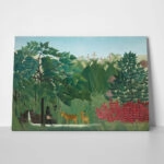 Πινακας σε καμβά HENRI ROUSSEAU - THE WATERFALL