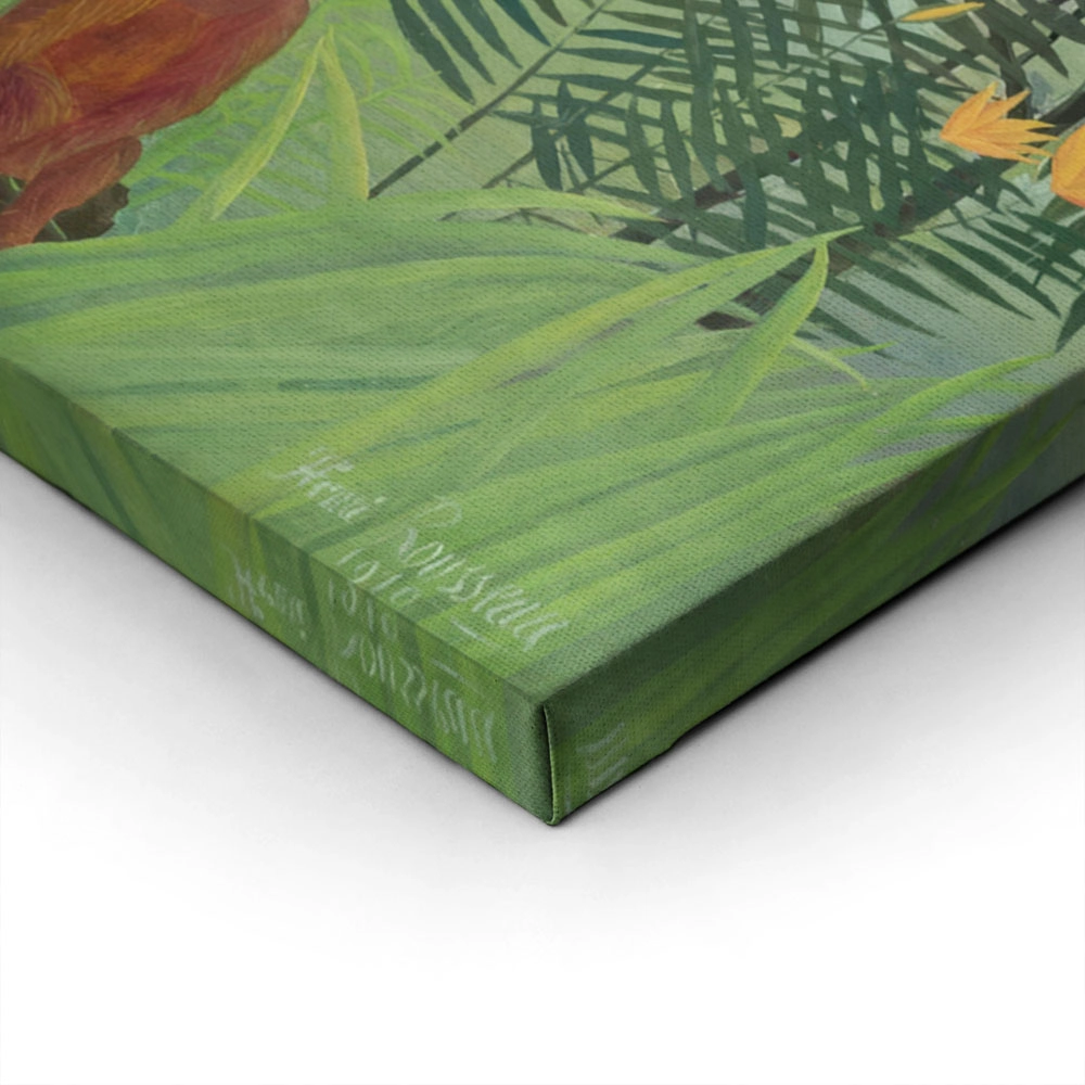 Πινακας σε καμβά HENRI ROUSSEAU - TROPICAL FOREST WITH MONKEYS