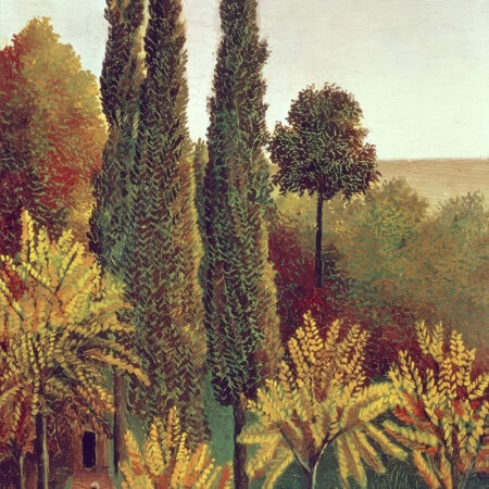Πινακας σε καμβά HENRI ROUSSEAU - WALKING IN THE PARC DES BUTTES CHAUMONT - Henri Rousseau Sticky 5