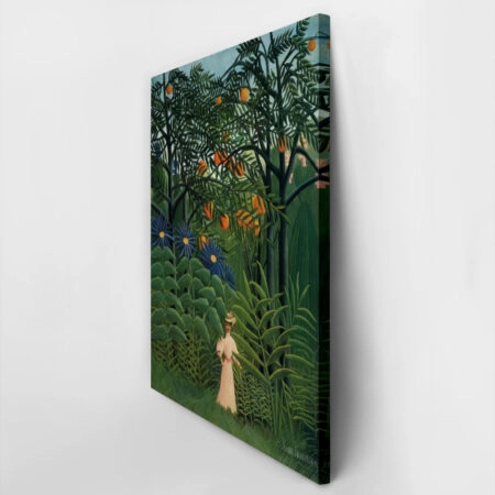 Πινακας σε καμβά HENRI ROUSSEAU - WOMAN WALKING IN AN EXOTIC FOREST - Henri Rousseau Sticky 2