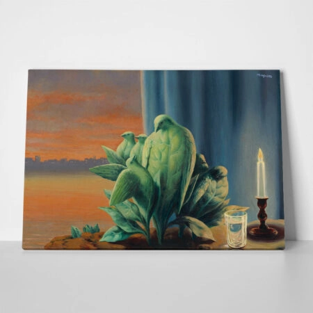 Πινακας σε καμβά MAGRITTE - NIGHT OF LOVE