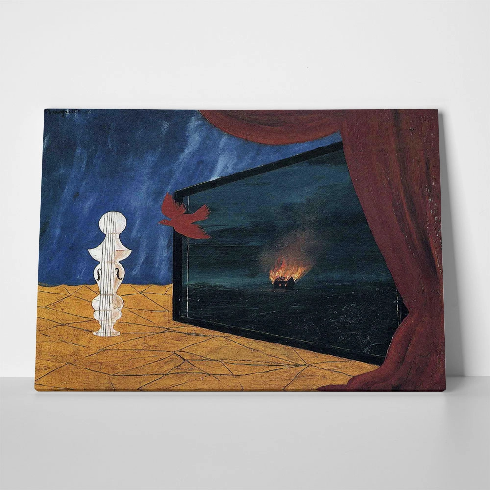 Πινακας σε καμβά MAGRITTE - NOCTURNE